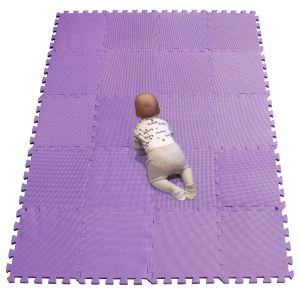 Yiminyuer 20 Tiles 30Cm 30Cm 1Cm Each Tile Baby Soft Puzzle Play Mats Kids Thick Eva Foam Floor Toddlers Childrens Soft