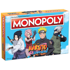 Monopoly Naruto Collectible Monopoly Game Featuring Japanese Manga Series Familiar Locations And Iconic Moments From The Anime