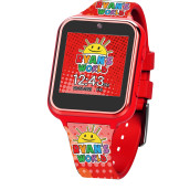 Accutime Kids Ryan'S World Red Educational, Touchscreen Smart Watch Toy For Boys, Girls, Toddlers - Selfie Cam, Learning Games, Alarm, Calculator, Pedometer And More, 7Model: Ryw4005Az