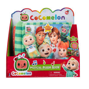 Cocomelon Nursery Rhyme Singing Time Plush Book, Featuring Tethered Jj Plush Character Toy, For Jj’S Daily Musical Adventures - Books For Babies And Young Children