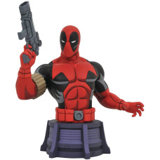 Marvel Animated Xmen Deadpool Bust Multicolor 6 Inches