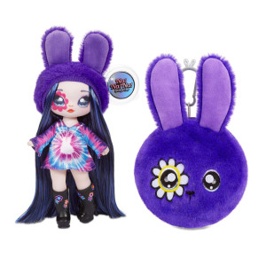 Na Na Na Surprise 2In1 Melanie Mod Fashion Doll Plush Purse Series 4 Soft Wallet Bag Pouch Gifts For Kids Girls Key Cha