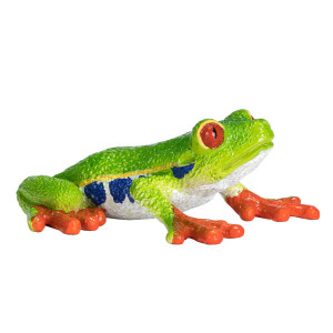 Mojo Red Eyed Tree Frog Realistic International Wildlife Hand Painted Toy Figurine