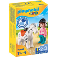 Playmobil Rider With Horse 70404 123 Playmobil For Young Kids