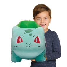 Pokemon Bulbasaur Giant Plush 24Inch Adorable Ultrasoft Life Size Plush Toy Perfect For Playing Displaying Gotta Cat