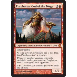 Magic The Gathering Purphoros God Of The Forge Mystery Booster Theros