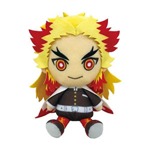 Bandai Demon Slayer Kimetsu No Yaiba Chibi Plush Kyojuro Rengoku