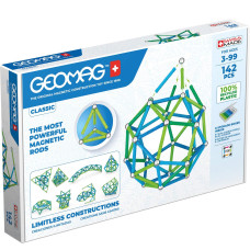 Geomag Magnetic Construction Toy Blue Green Line Color Pack Of 142