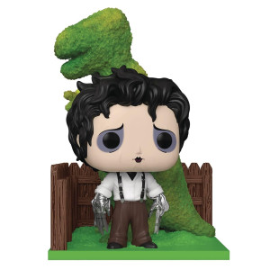 Funko POP Deluxe Edward Scissorhands with Dino Hedge, 5"