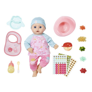 Baby Annabell Lunch Time Annabell With Clothes Accessories Lifelike Functions Crying Eating Drinking Sleeping Potty U