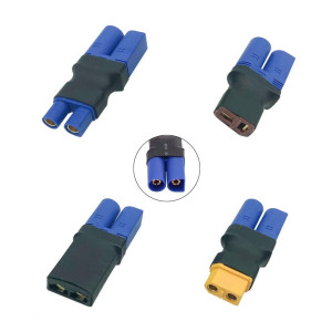 Fly Rc Ec5 Male To Ec3 T Xt60 Plug Female Connector Converter Adapter For Rc Fpv Drone Car Lipo Nimh Battery Charger Esc