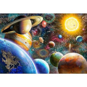 Jigsaw Puzzles 1000 Pieces For Adults, Families (Space Traveler, Solar System) Pieces Fit Together Perfectly
