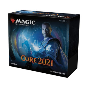 Magic The Gathering Core Set 2021 M21 Bundle 10 Booster Packs 40 Lands 190 Cards Accessories