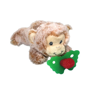 Razbaby Razbuddy Razberry Teetherpacifier Holder Wremovable Baby Teether Toy 0M Bpa Free Monkey