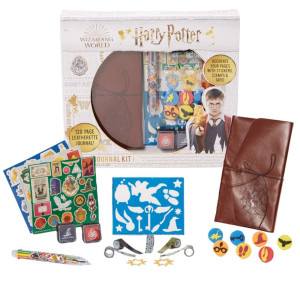 Innovative Designs Harry Potter Journal Set For Kids Smash Leather Journal Kit With Stickers Stamps Tape