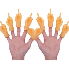 Yolococa Tiny Hands Middle Finger 10 Pcs Little Finger Puppets Mini Finger Hands Miniature Small Hands Tiktok