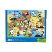 Aquarius Peanuts Baseball Puzzle (500 Piece Jigsaw Puzzle) - Officially Licensed Peanuts Merchandise & Collectibles - Glare Free - Precision Fit - 14 X 19 Inches