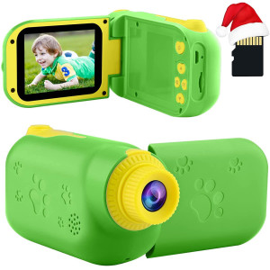 Gktz Kids Video Camera Digital Camera Camcorder Birthday Gifts For Boys And Girls Age 3 4 5 6 7 8 9 Hd Children Video Recorder