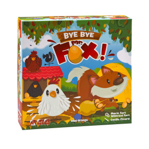 Blue Orange Games Bye Bye Mrfox Cooperative Childrens Game For 1 To 4 Players Recommended For Ages 5 And Up 09013