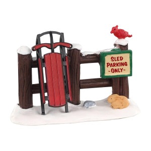 Lemax Village Collection Sled Parking Only 04703