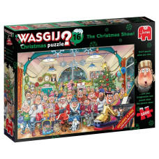 Jumbo Wasgij Retro Original 16 The Christmas Show Unique Collectable Jigsaw Puzzles For Adults 1000 Piece