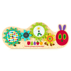 Kids Preferred World Of Eric Carle The Very Hungry Caterpillar Montessori Spinning Wooden Gears Toy With Colorful Nonremovable