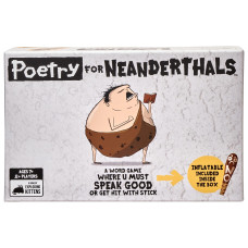 Poetry For Neanderthals By Exploding Kittens Llc Family Card Game For Adults Teens Kids White