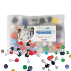 Old Nobby Organic Chemistry Model Kit Set Supplementary Kit 118 Pieces Molecular Model Kit For Students Teachers With Atoms