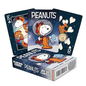 Aquarius Peanuts Snoopy In Space Playing Cards - Peanuts Deck Of Cards For Your Favorite Card Games - Officially Licensed Peanuts Merchandise & Collectibles