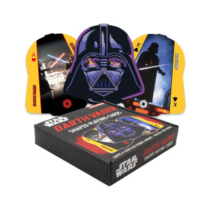 Aquarius Star Wars Playing Cards Darth Vader Shaped Deck Of Cards For Your Favorite Card Games Officially Licensed Star Wars