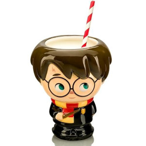 Harry Potter Coffee Mug, 16 Oz - Kawaii Figure Goblet Cup Design By Jerrod Maruyama - Ceramic - Great Gift For Kids & Adults