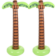 The Dreidel Company Inflatable Palm Tree Luau Decorations Large 55 Ft Tiki Pool Parties Beach Party Birthday Event Outdoor