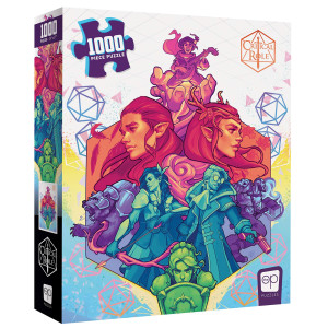 Usaopoly Critical Role Vox Machina 1000 Piece Jigsaw Puzzle Officially Licensed Critical Role Merchandise Collectible Puzzle