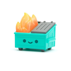 100 Soft Dumpster Fire Vinyl Figure