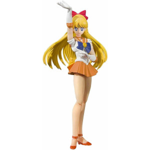 Tamashii Nations Pretty Guardian Sailor Moon Sailor Venus Animation Color Edition Bandai Spirits Shfiguarts Action Figu