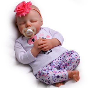 JIZHI 17in Lifelike Reborn Baby Doll - Soft Body,