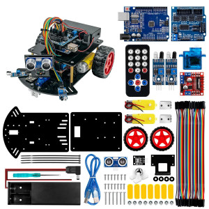 Hosyond Smart Robot Car Kit2Wd Remote Control Car Compatible With Arduino Ide With Tutorail