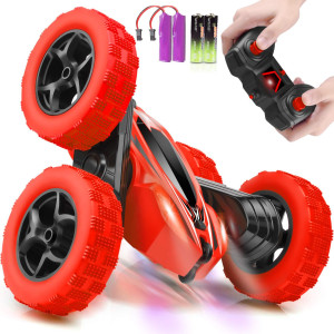 Orrente Rc Cars Stunt Car Toy Remote Control Car Offroad Remote Control Monster Trucks 4Wd 24Ghz Rc Rock Crawler With Headligh