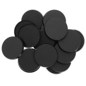 Evemodel Mb750 100Pcs Round Plastic Model Bases 50Mm Or 1.96Inch For Gaming Miniatures Or Wargames Table Games