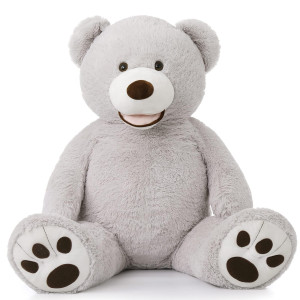 Morismos Giant Teddy Bear 43 Feet Large Teddy Bear Plush With Big Footprints Gifts For Kids On Christmas 51 Inch