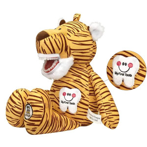 Youya Dental Tooth Fairy Puppet Puppet Oral Health Presentation Puppet Striped Tiger Tooth Fairy Dental Educational Plush Small