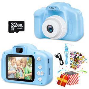 Ozmi Upgrade Kids Camera For Boys Christmas Birthday Gift For Boys Age 312 2 Inch Hd Video Digital Cameras For Kids Toddler