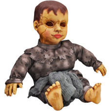 Joyin Sound Activated Haunted Doll Halloween Baby Doll For Halloween Decorations And Halloween Accessories