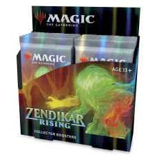 Magic The Gathering Zendikar Rising Collector Booster Box 12 Packs 180 Cards 2 Box Toppers 132 Foils 48 Rares 72 A