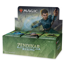 Magic The Gathering Zendikar Rising Draft Booster Box 36 Booster Packs 540 Cards 1 Box Topper 36 Full Art Lands Factor