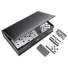 Domino English 5 Layer Silver Deck