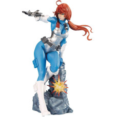 Kotobukiya Gi Joe Scarlett Skyblue Version Bishoujo Statue Multicolor