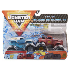 Monster Jam Official Megalodon Vs Octon8Er Colorchanging Diecast Monster Trucks 164 Scale