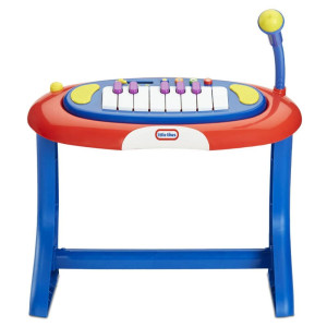 Little Tikes Singalong Piano Musical Station Keyboard With Working Microphone For Kids Ages 35 Years Old