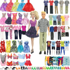 Sotogo 56 Pieces Doll Clothes And Accessories For 115 Inch Girl Boy Doll Clothes Different Occasions Include 20 Sets Handmade D